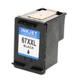 Remanufactured HP 67XXL (3YM59AN) InkJet Cartridge, Black, 400 Extra High Yield