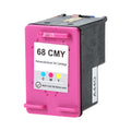 Remanufactured HP 68 (7FP20TN) Inkjet Cartridge, Tri-Color, 120 Yield