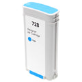 Remanufactured HP 728 (F9K17A) Wide Format, Cyan, 130ml