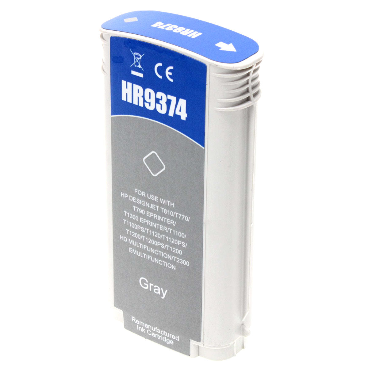 Remanufactured HP 72 (C9374A) Wide Format, Gray, 130ml