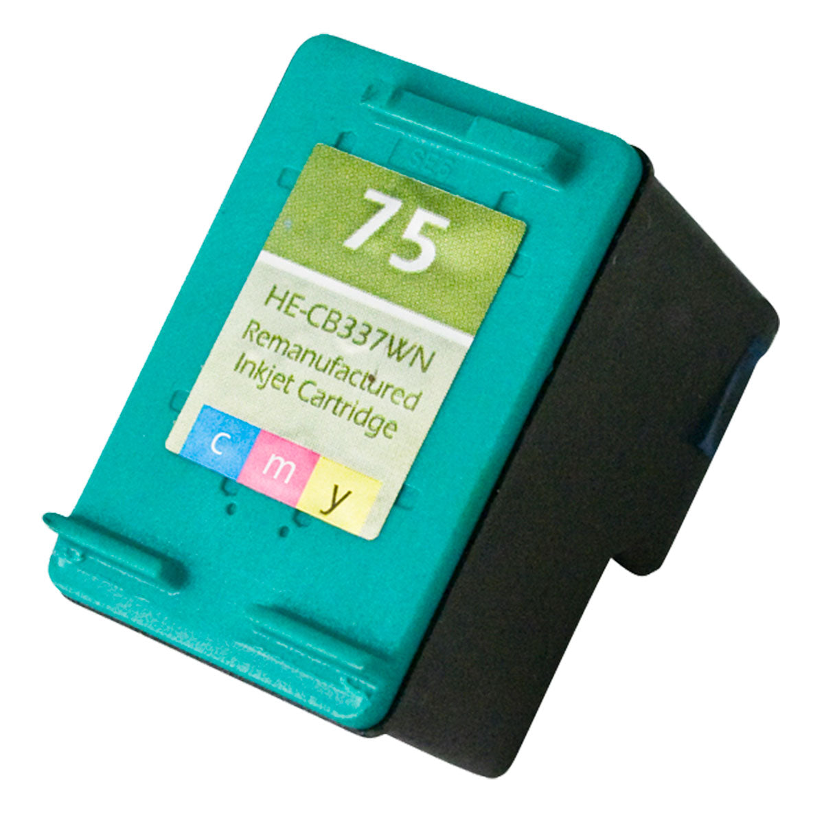 Remanufactured HP 75 (CB337WN) InkJet Cartridge, Tri-Color, 170 Yield