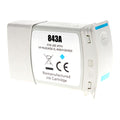 Remanufactured HP C1Q58A (843A) Inkjet Cartridge, Cyan, 400 ML