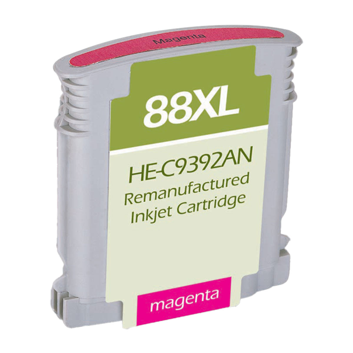 Remanufactured HP 88XL (C9392AN) InkJet Cartridge, Magenta, 1540 High Yield
