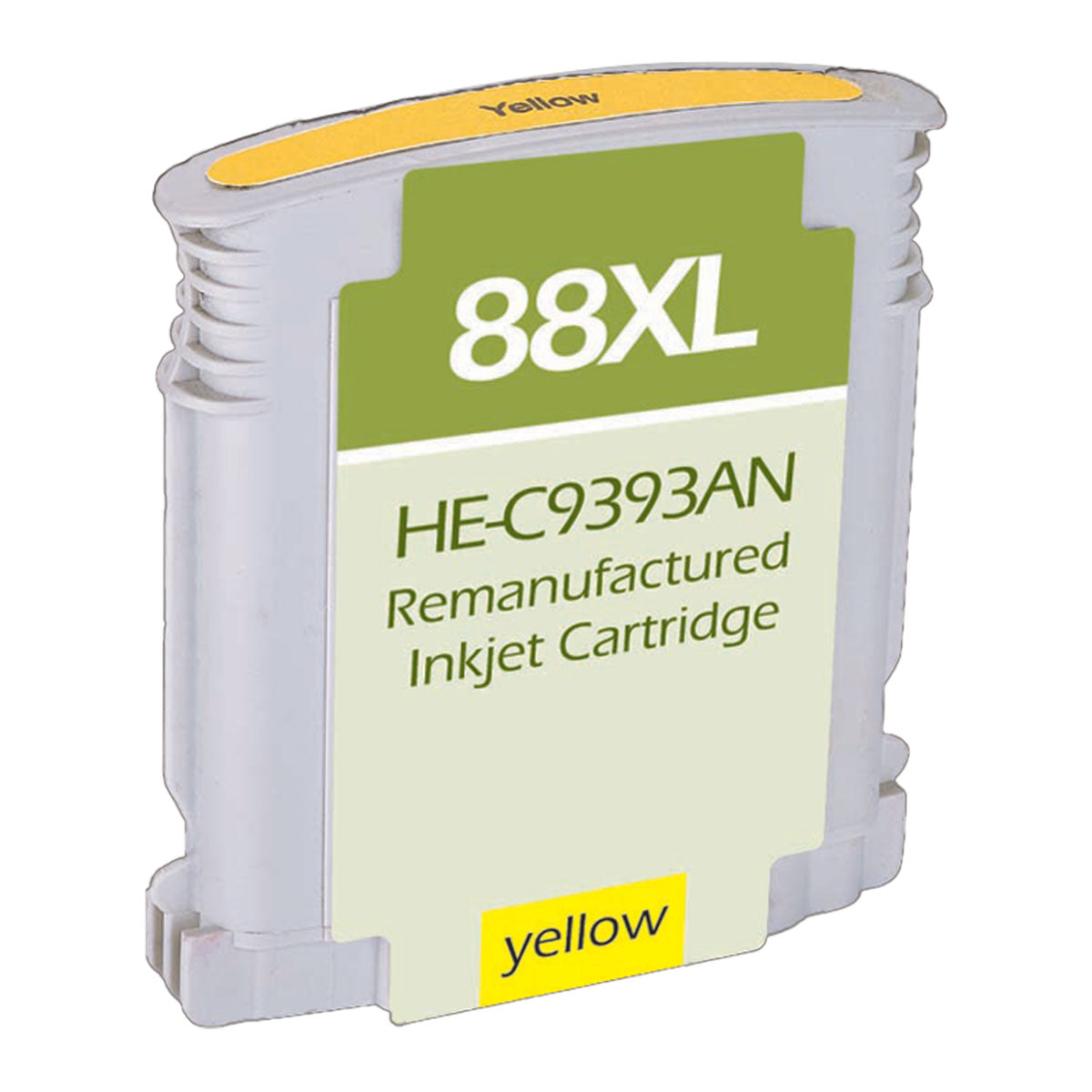 Remanufactured HP 88XL (C9393AN) InkJet Cartridge, Yellow, 1540 High Yield
