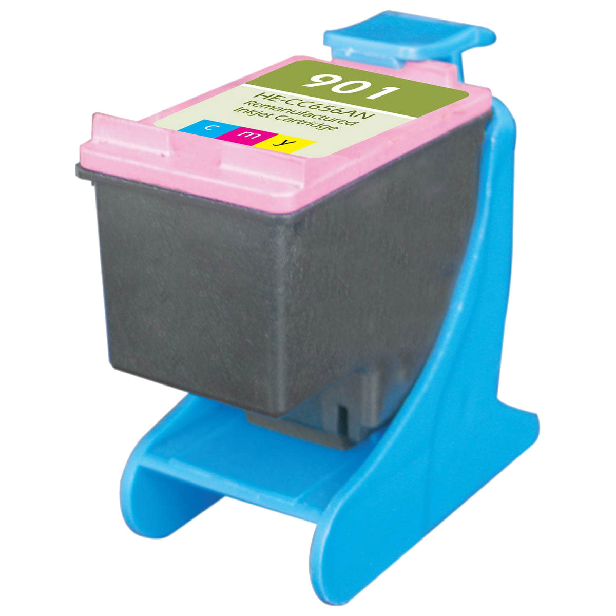 Remanufactured HP 901 (CC656AN) InkJet Cartridge, Tri-Color, 360 Yield