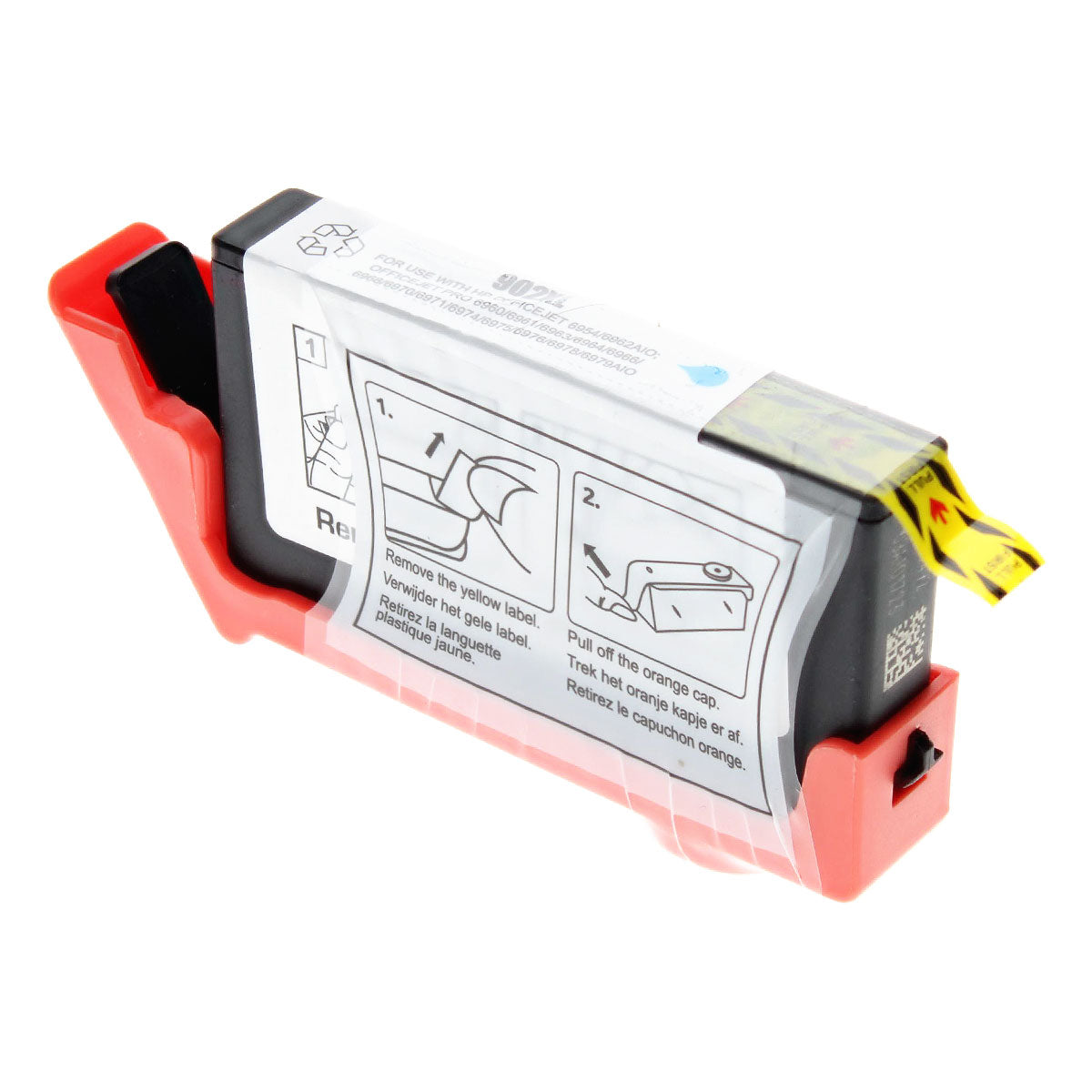 Remanufactured HP 902XL (T6M02AN) InkJet Cartridge, Cyan, 750 High Yield, New Chip, Firmware Safe