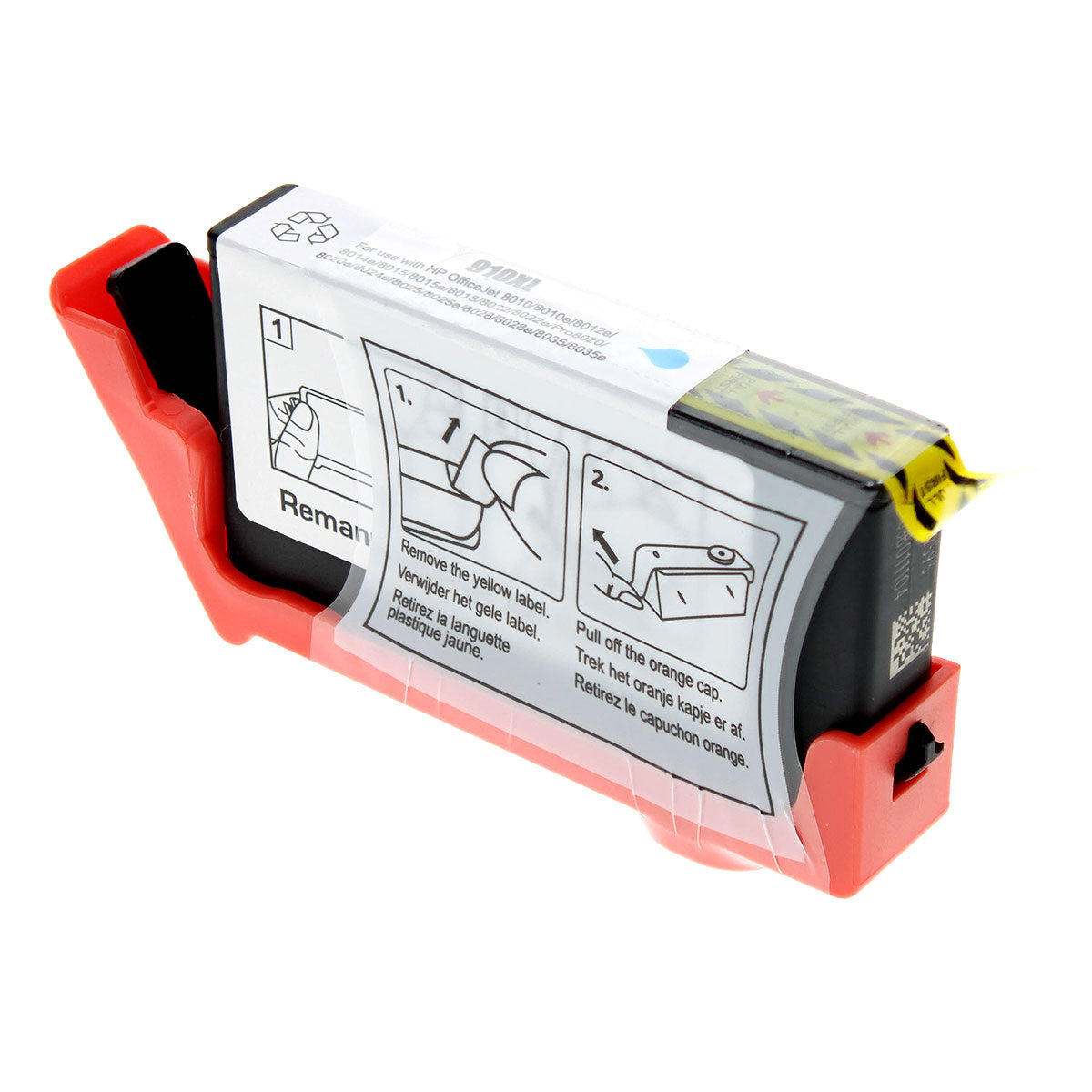 Remanufactured HP 910XL (3YL62AN) InkJet Cartridge, Cyan, 825 High Yield, New Chip, Firmware Update Enhanced
