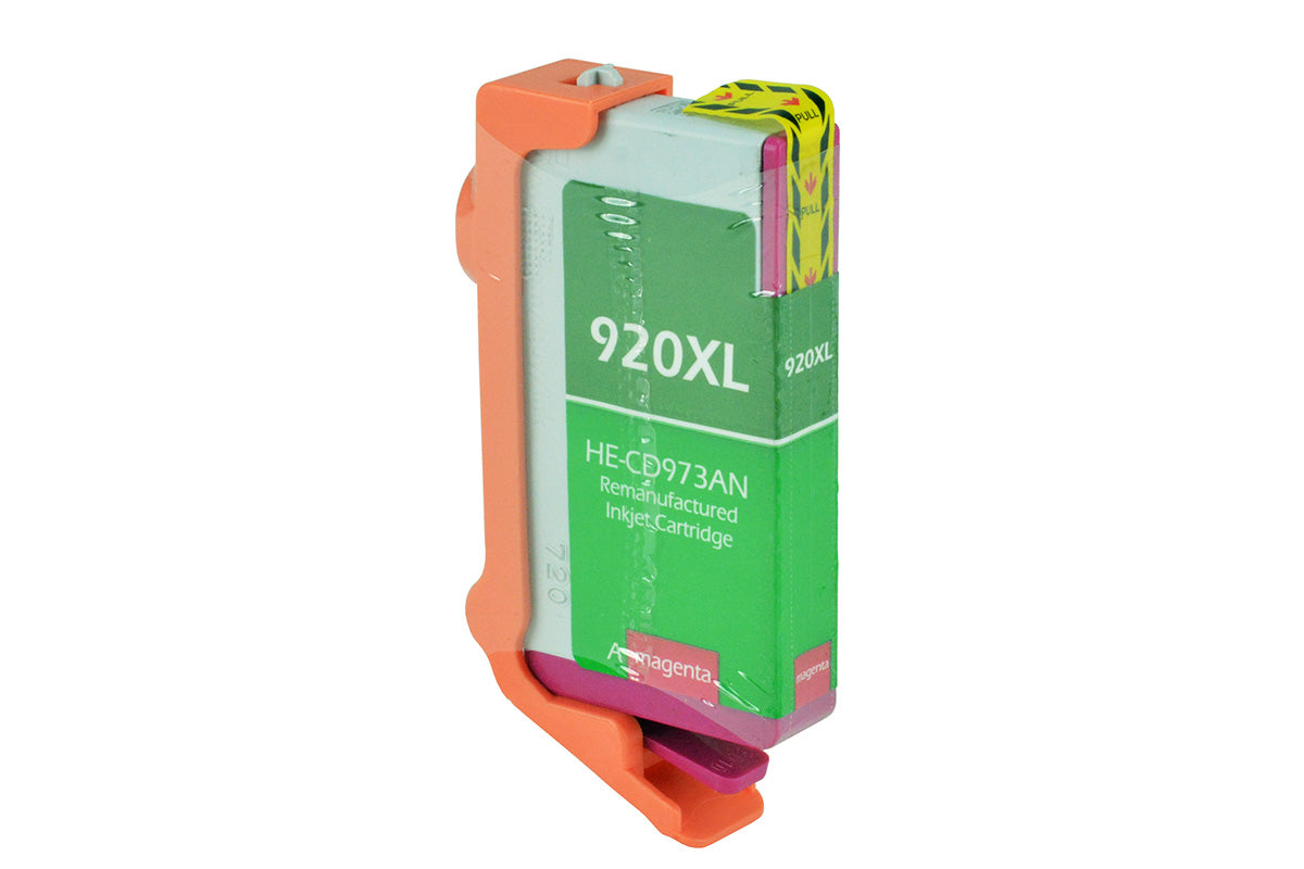 Remanufactured HP 920XL (CD973AN) InkJet Cartridge, Magenta, 700 High Yield, With SCC Chip