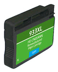 Remanufactured HP 933XL (CN054AN) InkJet Cartridge, Cyan, 825 High Yield, Read Ink Level