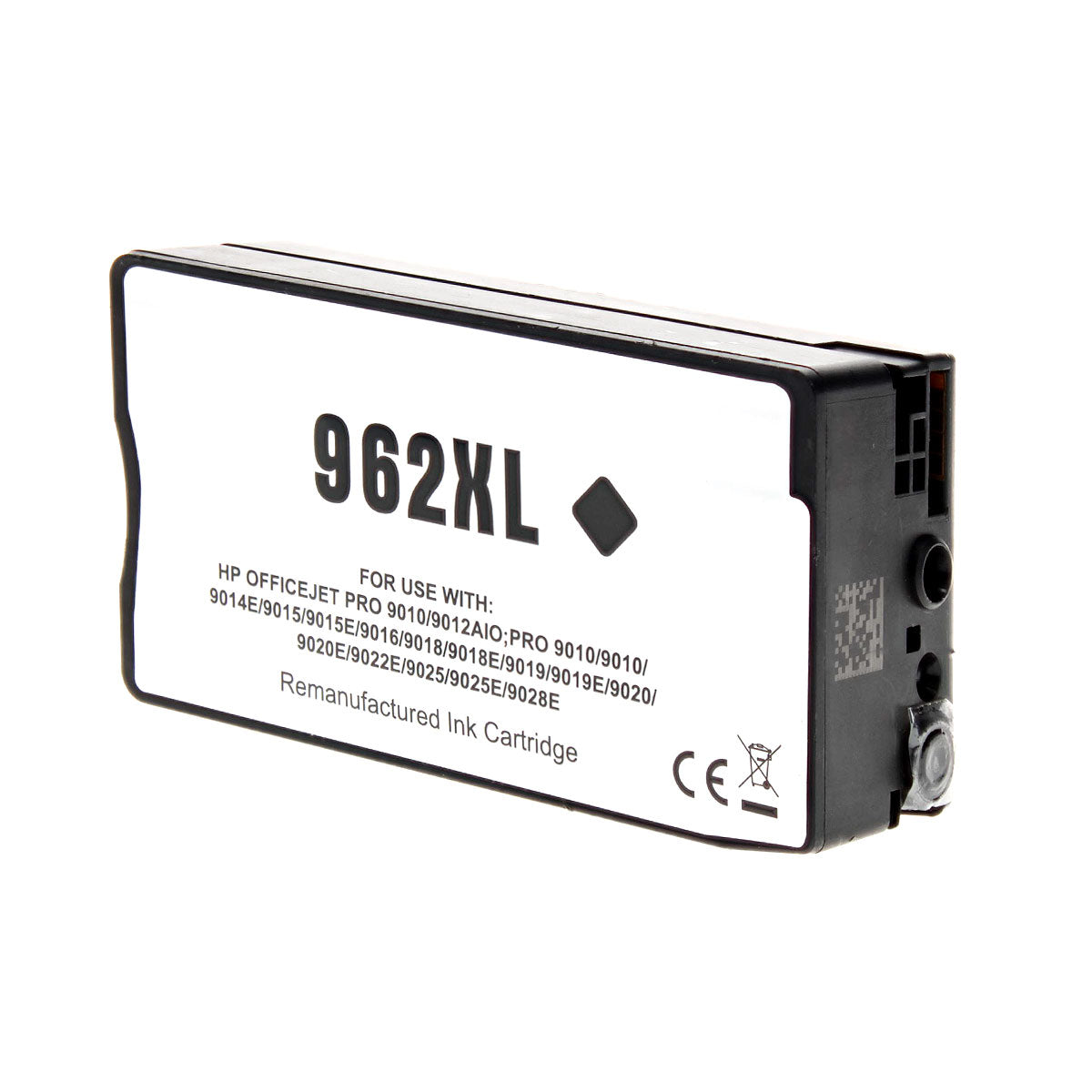 Remanufactured HP 962XL (3JA03AN) InkJet Cartridge, Black, 2K High Yield, New Chip, Firmware Update Enhanced