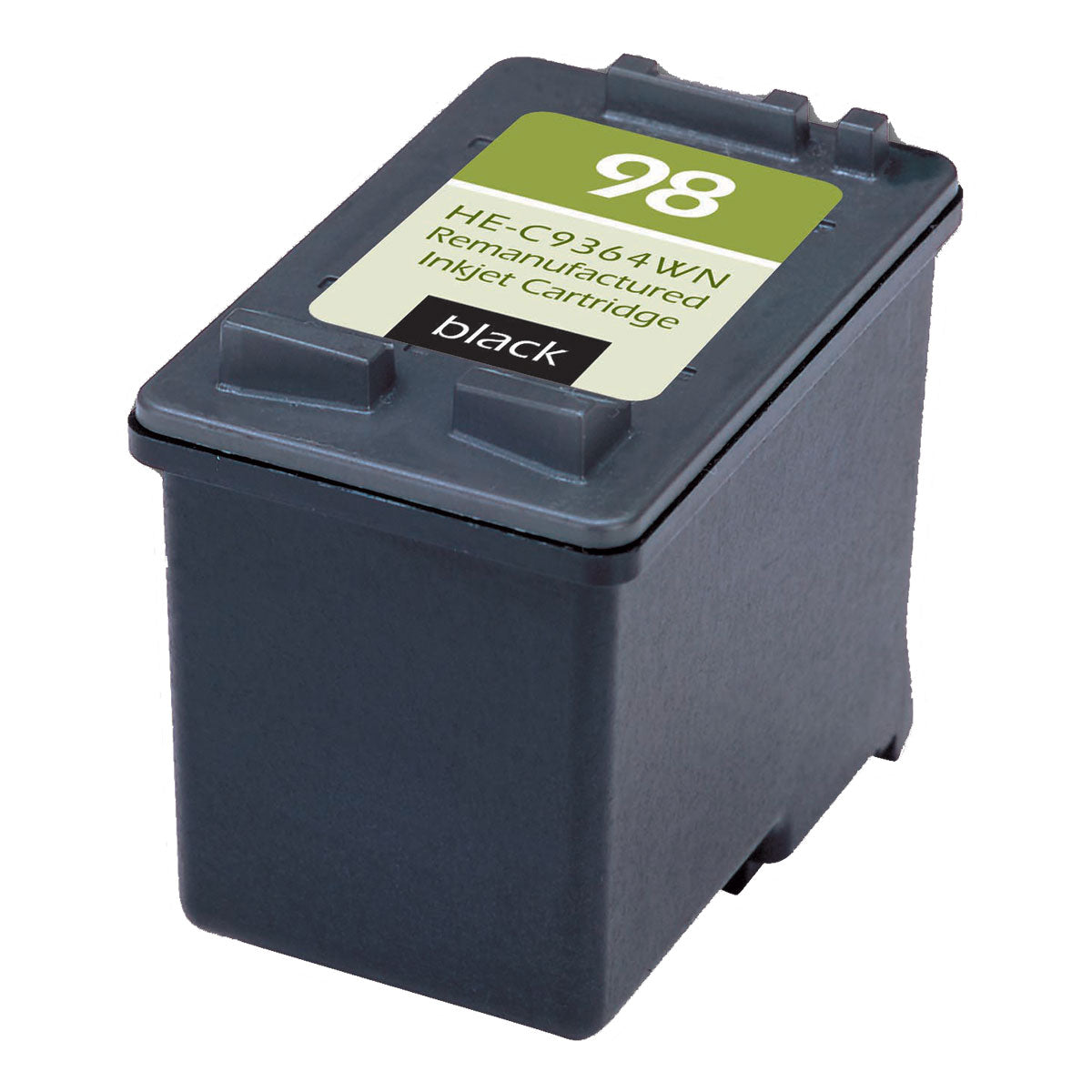 Remanufactured HP 98 (C9364WN) InkJet Cartridge, Black, 400 Yield