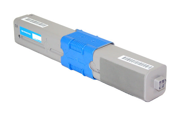 Remanufactured Okidata C330/C530 (44469703) Toner Cartridge, Cyan, 3K Yield