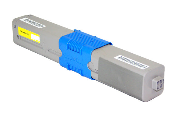 Remanufactured Okidata C330/C530 (44469701) Toner Cartridge, Yellow, 3K Yield