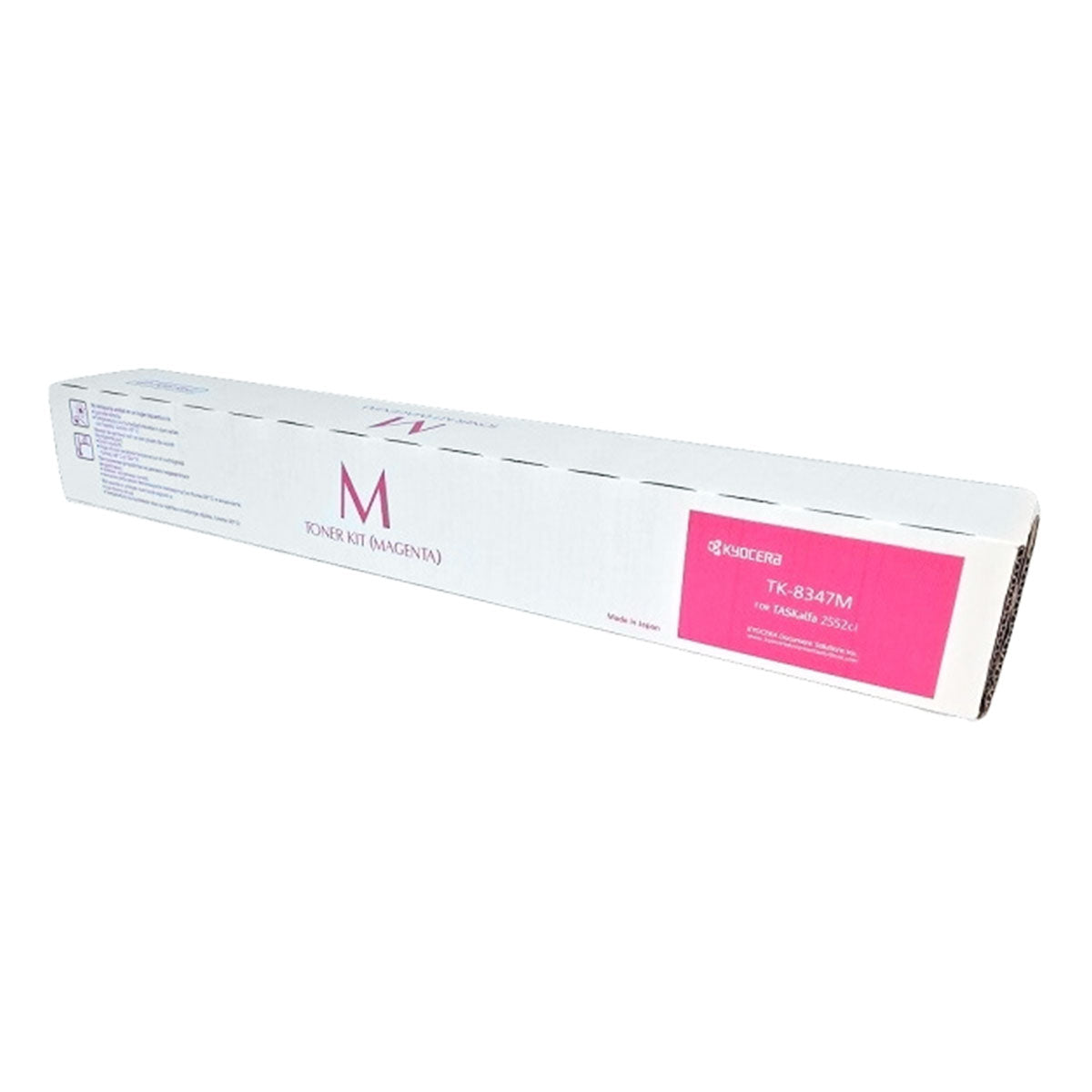 OEM Kyocera Mita TK-8347M (1T02L7BUS0) Toner Cartridge, Magenta, 12K Yield
