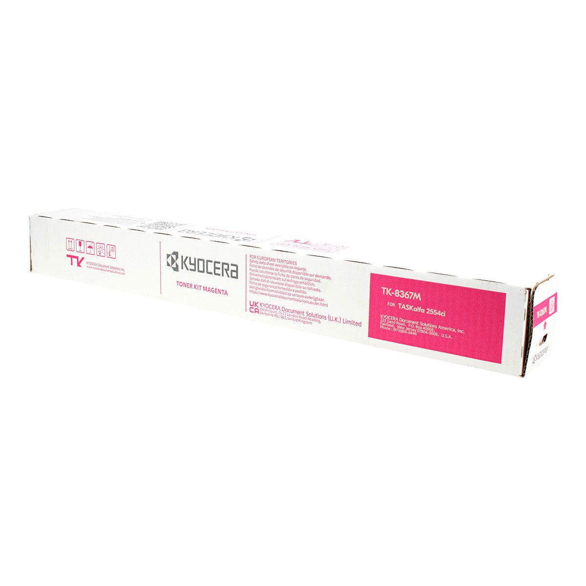 OEM Kyocera Mita TK8367M (1T02YPBUS0) Toner Cartridge, Magenta, 12K Yield