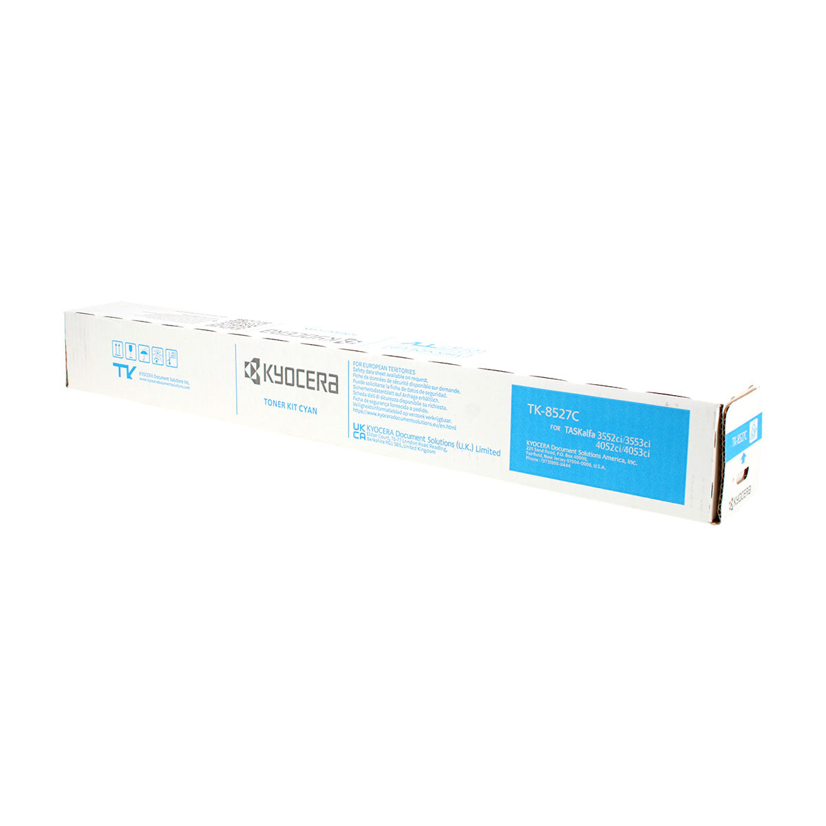 OEM Kyocera Mita TK-8527C (1T02RMCUS0) Toner Cartridge, Cyan, 15K Yield