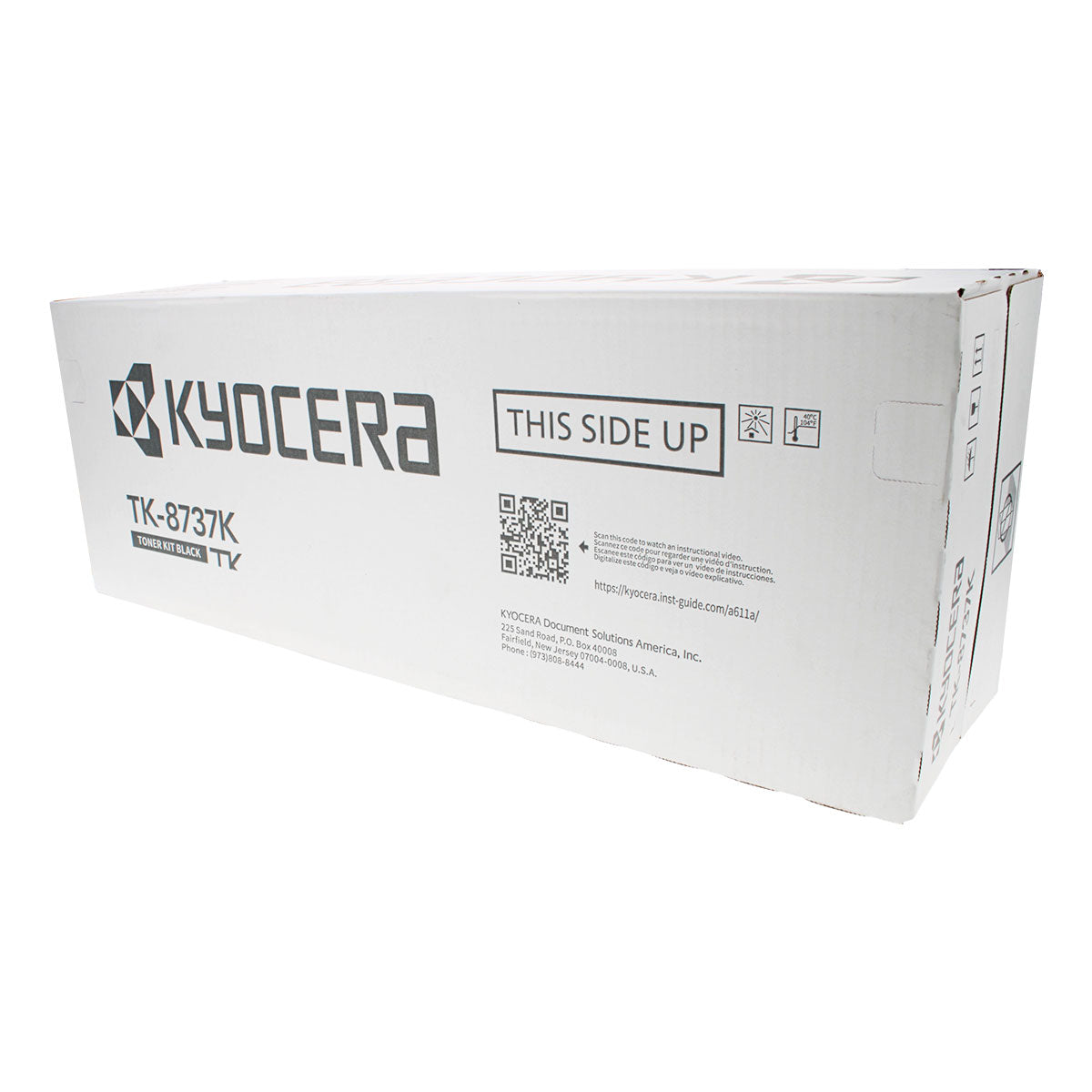 OEM Kyocera Mita TK-8737K (1T02XN0US0) Toner Cartridge, Black, 85K Yield
