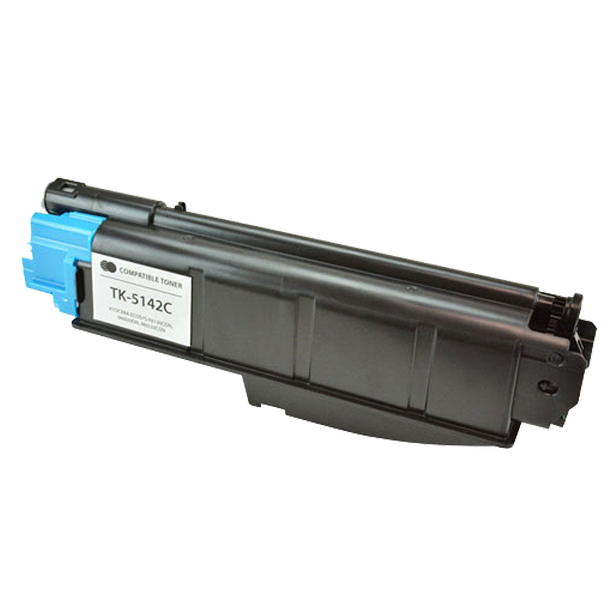 Compatible Kyocera Mita TK-5142C (1T02NRCUS0) Toner Cartridge, Cyan, 5K Yield