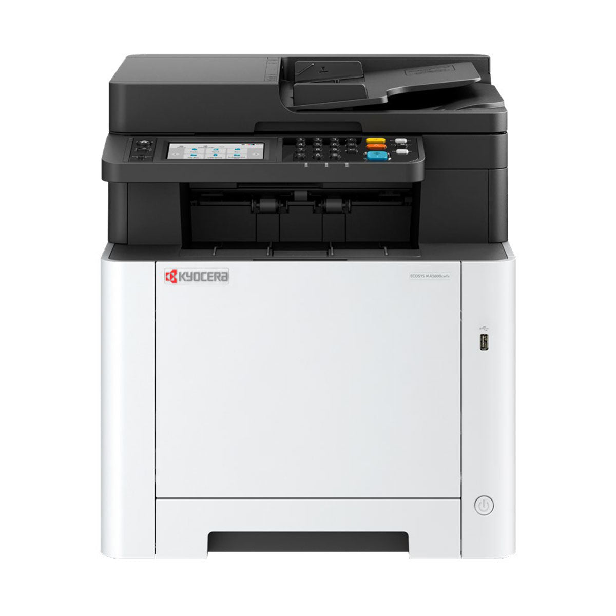 OEM Kyocera Mita ECOSYS MA2600CWX (110C1G2US0) MFP, 27 ppm Color, Print, Copy, Scan, Starter Toner, K=1.5K Yield, CMY=1.5K Yield