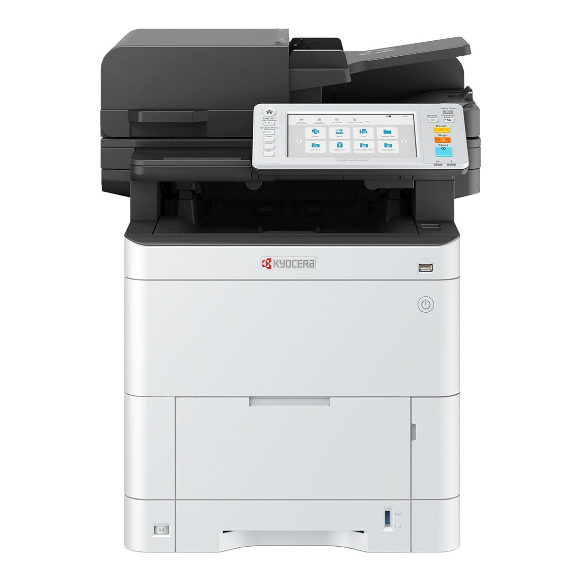 OEM Kyocera Mita MA3500cifx (1102Z32US0) MFP, 37 ppm Color, Print, Copy, Fax, Scan, Starter Toner, K=2.5K Yield, CMY=3.5K Yield