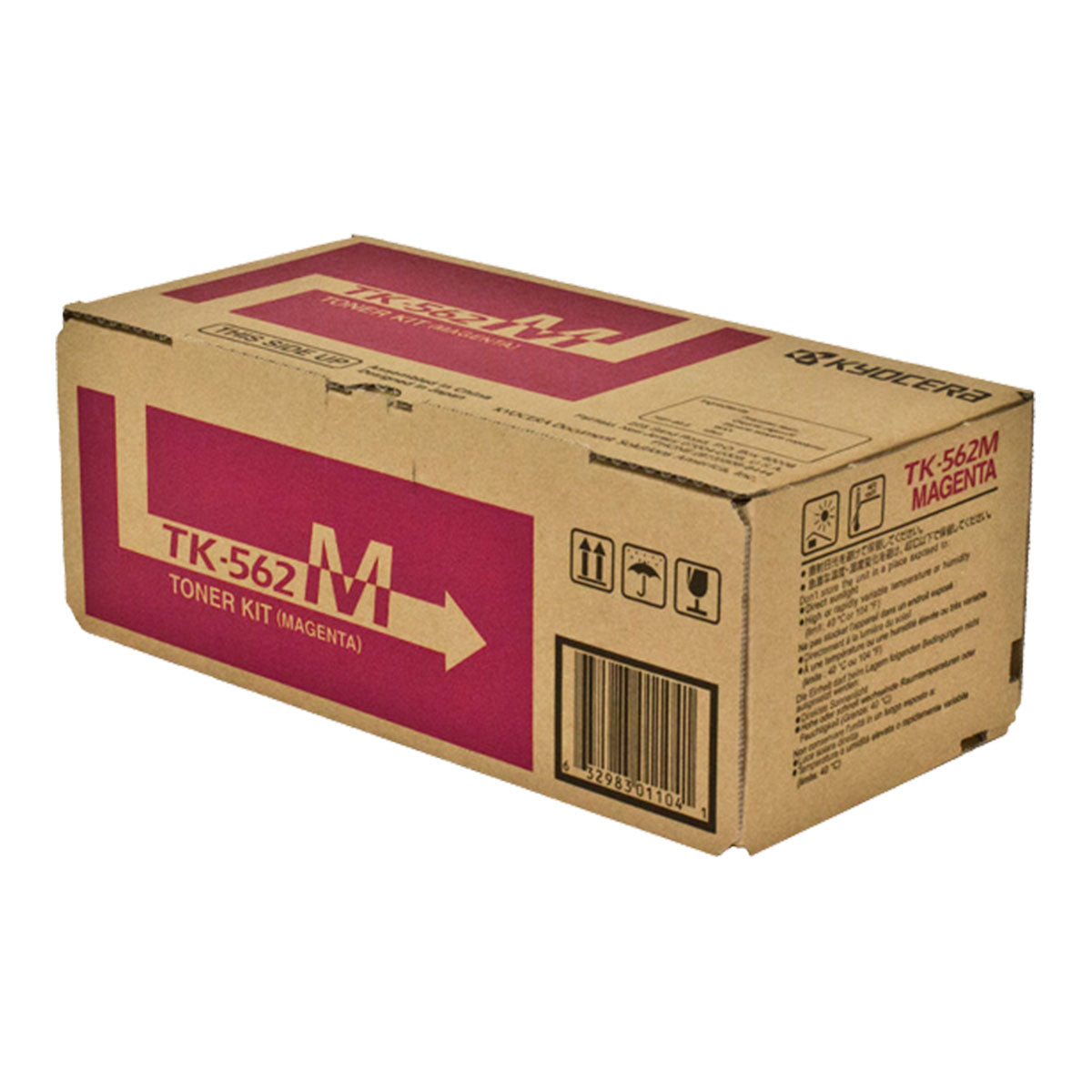 OEM Kyocera Mita TK-562M (1T02HNBUS0) Toner Cartridge, Magenta, 10K Yield