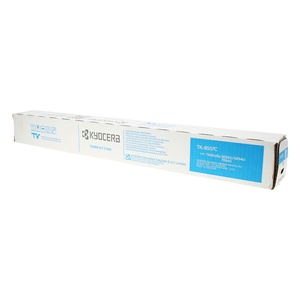 OEM Kyocera Mita TK-8557C (1T02XCCUS0) Toner Cartridge, Cyan, 24K Yield