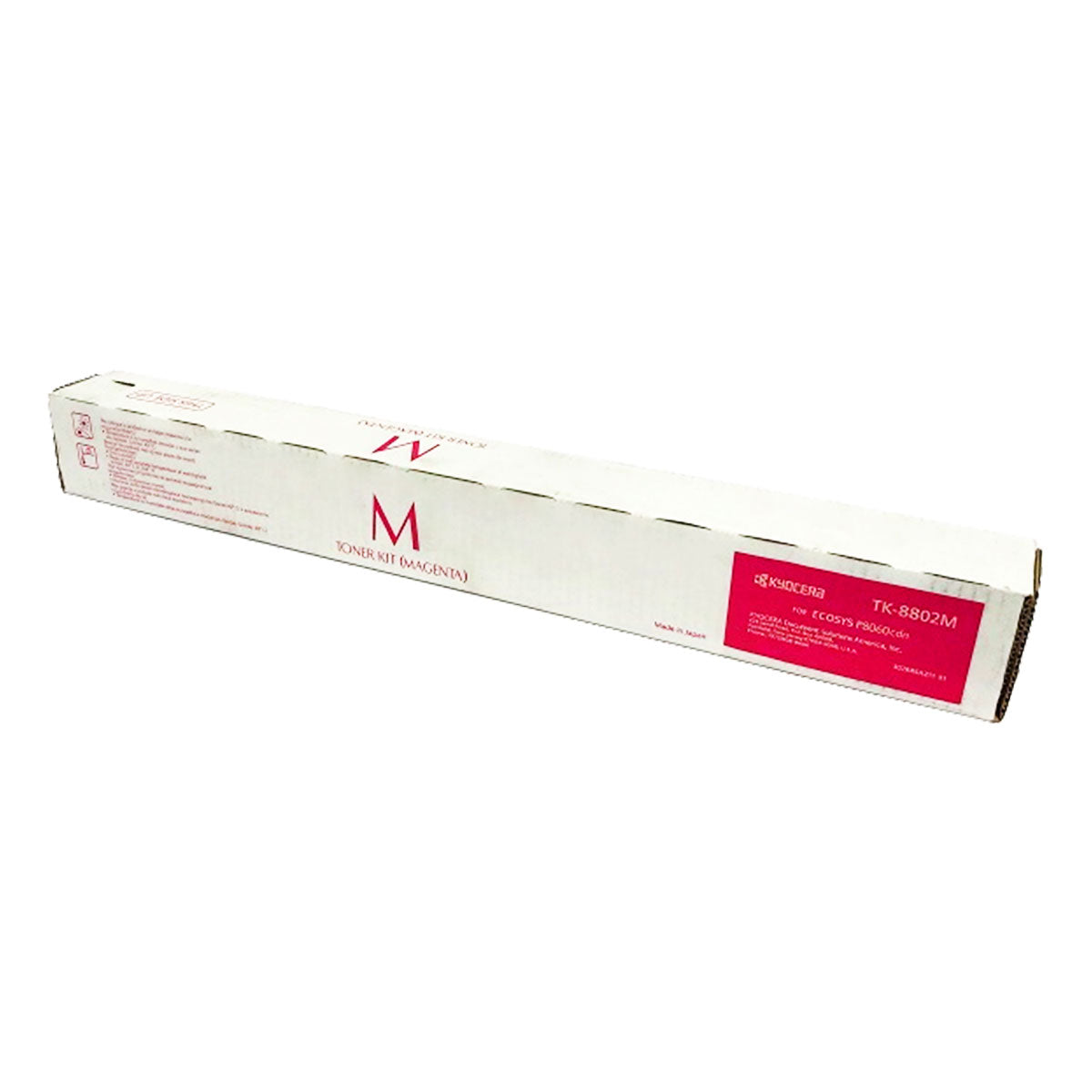 OEM Kyocera Mita TK-8802M (1T02RRBUS1) Toner Cartridge, Magenta, 20K Yield