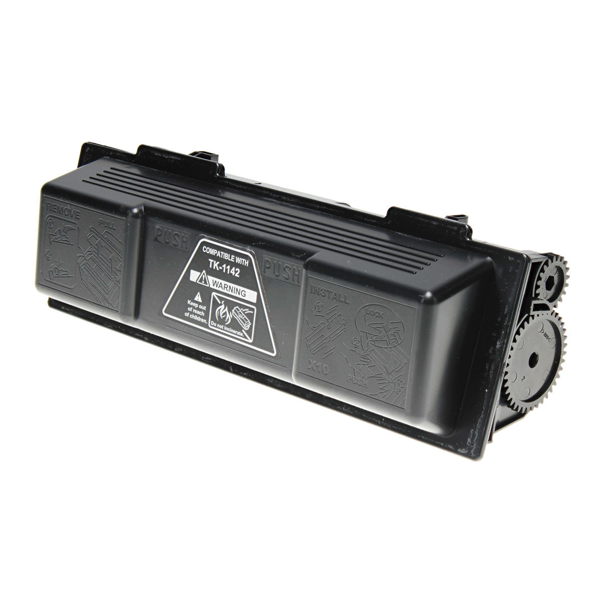 Compatible Kyocera Mita TK-1142 (1T02ML0US0) Toner Cartridge, Black, 7.2K Yield, TAA Compliant, Made in USA