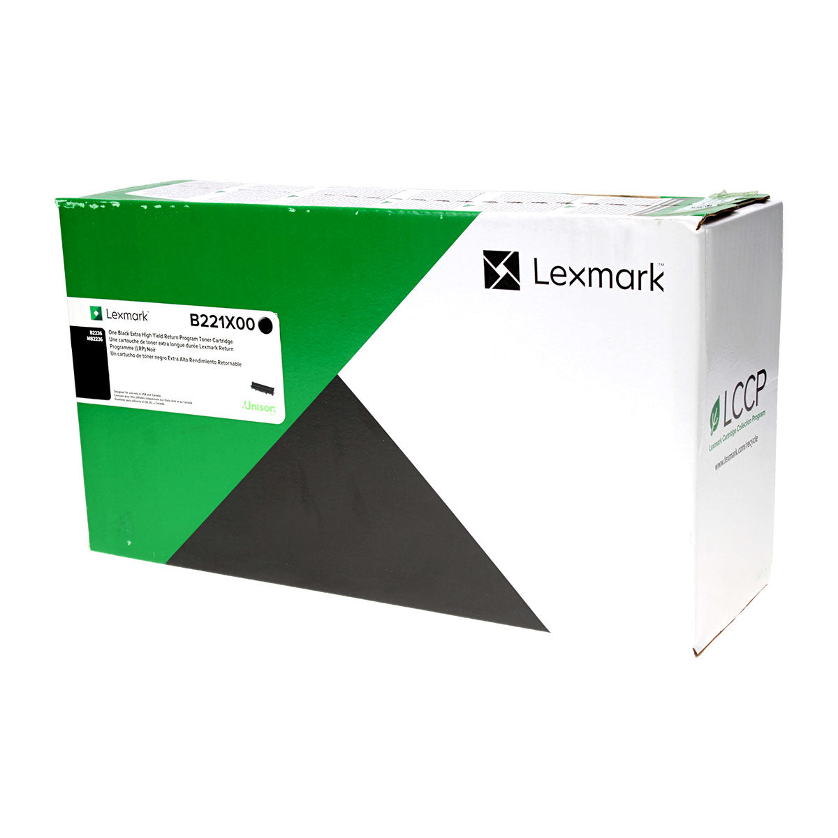 OEM Lexmark  (B221X00) Toner Cartridge, Black, 6K Extra High Yield, Return Program
