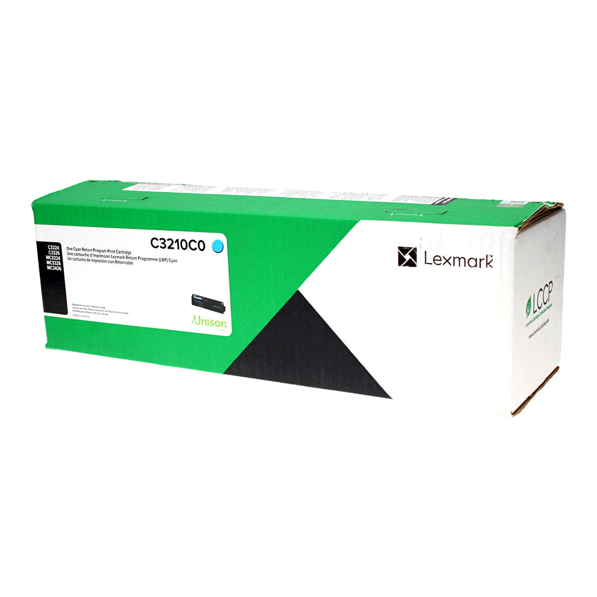 OEM Lexmark  (C3210C0) Toner Cartridge, Cyan, 1.5K Yield, Return Program