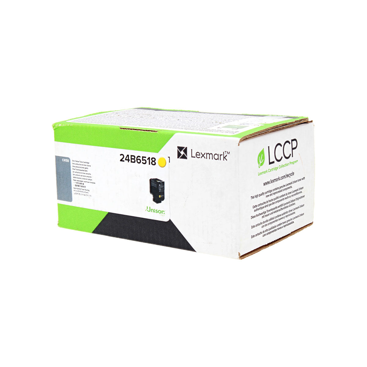 OEM Lexmark  (24B6518) Toner Cartridge, Yellow, 10K Yield