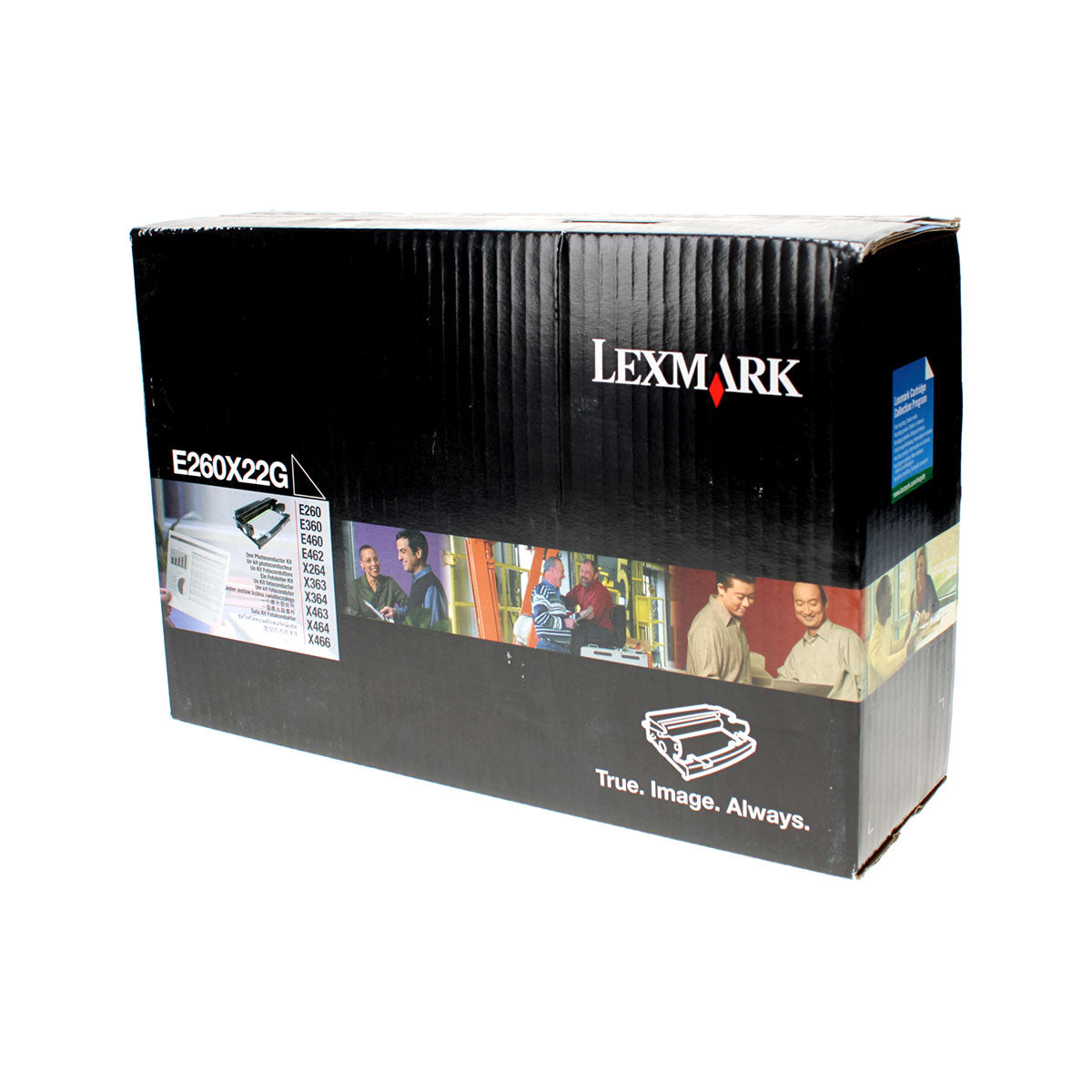 OEM Lexmark  (E260X22G) Drum Unit, Black, 30K Yield