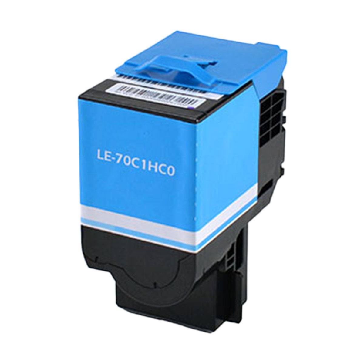 Compatible Lexmark 701HC (70C1HC0) Toner Cartridge, Cyan, 3K High Yield