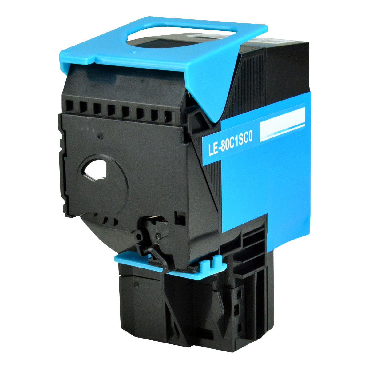 Remanufactured Lexmark 801SC (80C0S20) Toner Cartridge, Cyan, 2K Yield