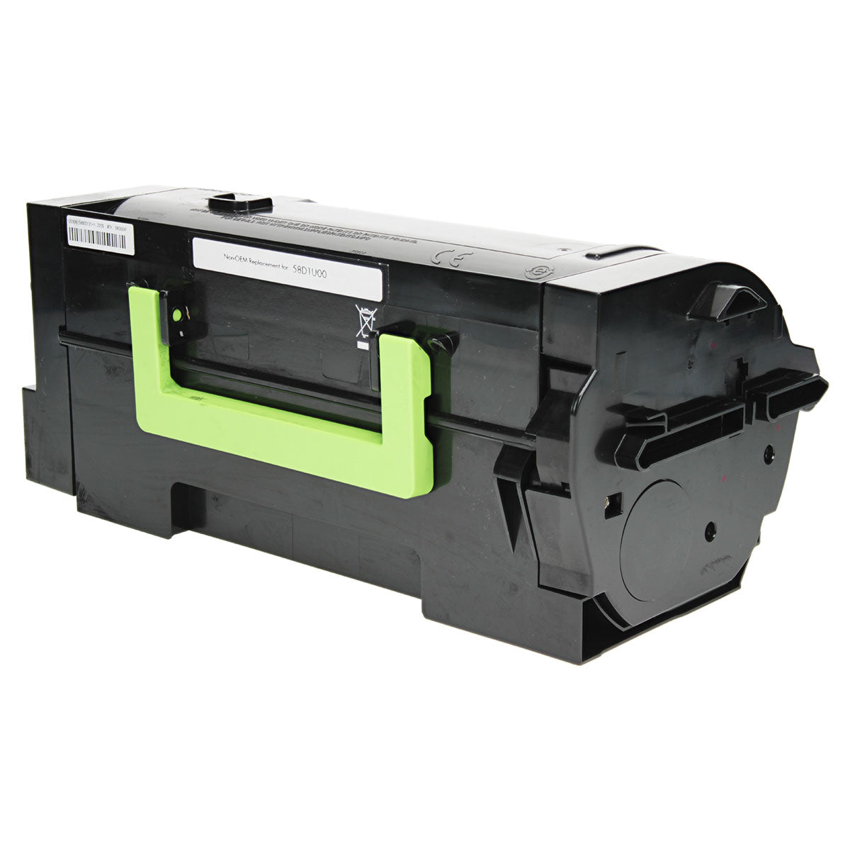 Compatible Lexmark 581U 580UA (58D1U00) Toner Cartridge, Black, 55K Ultra High Yield