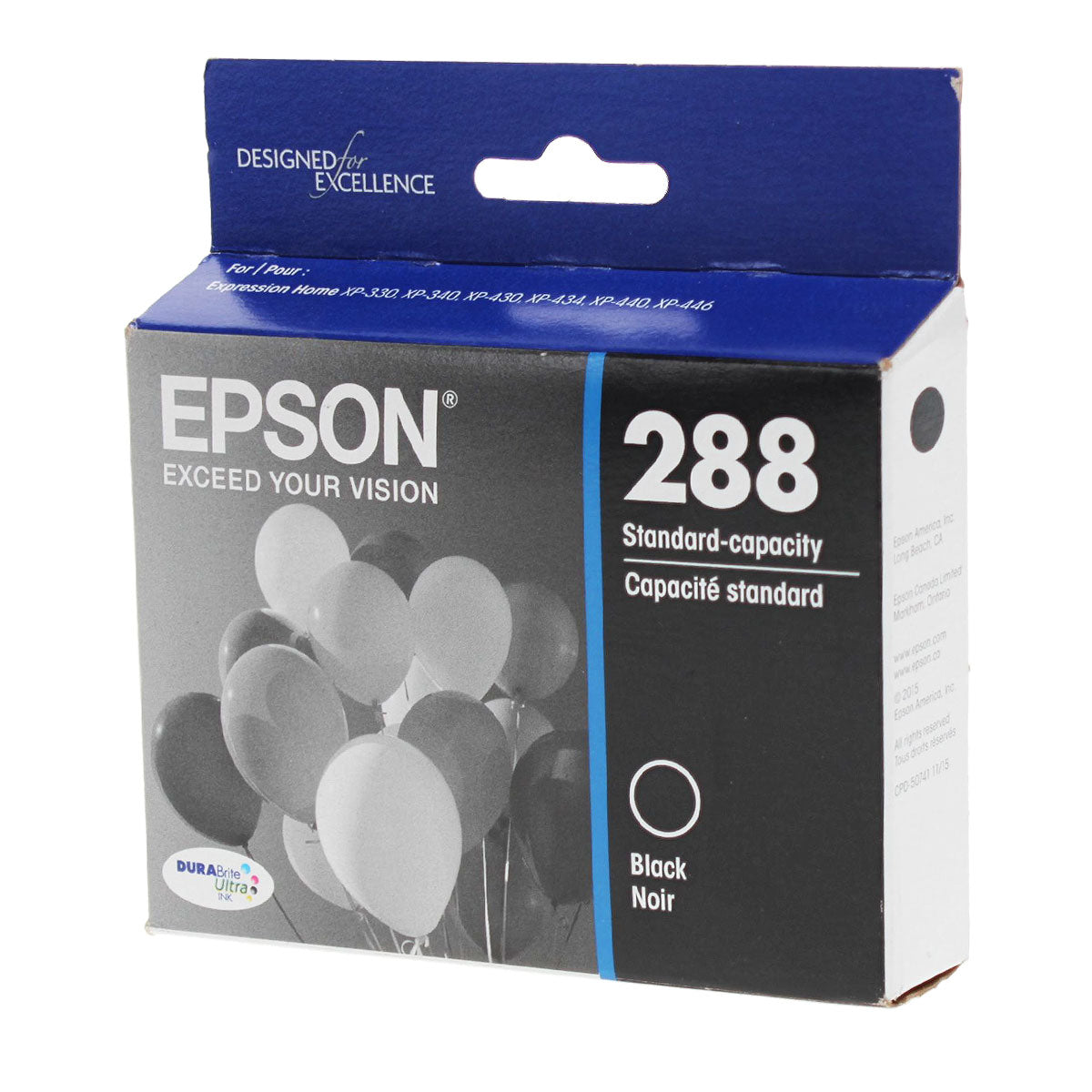 OEM Epson 288 (T288120) Inkjet, Black, 175 Yield