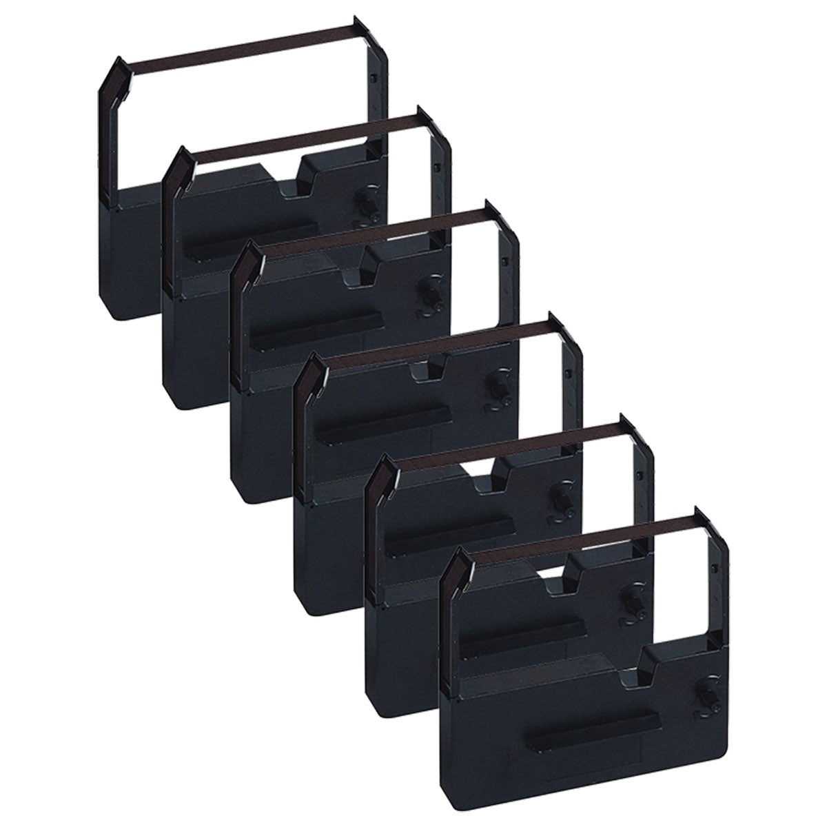 Compatible TEC ERC-03B POS Ribbon, Black, 6 Pack Value Pack