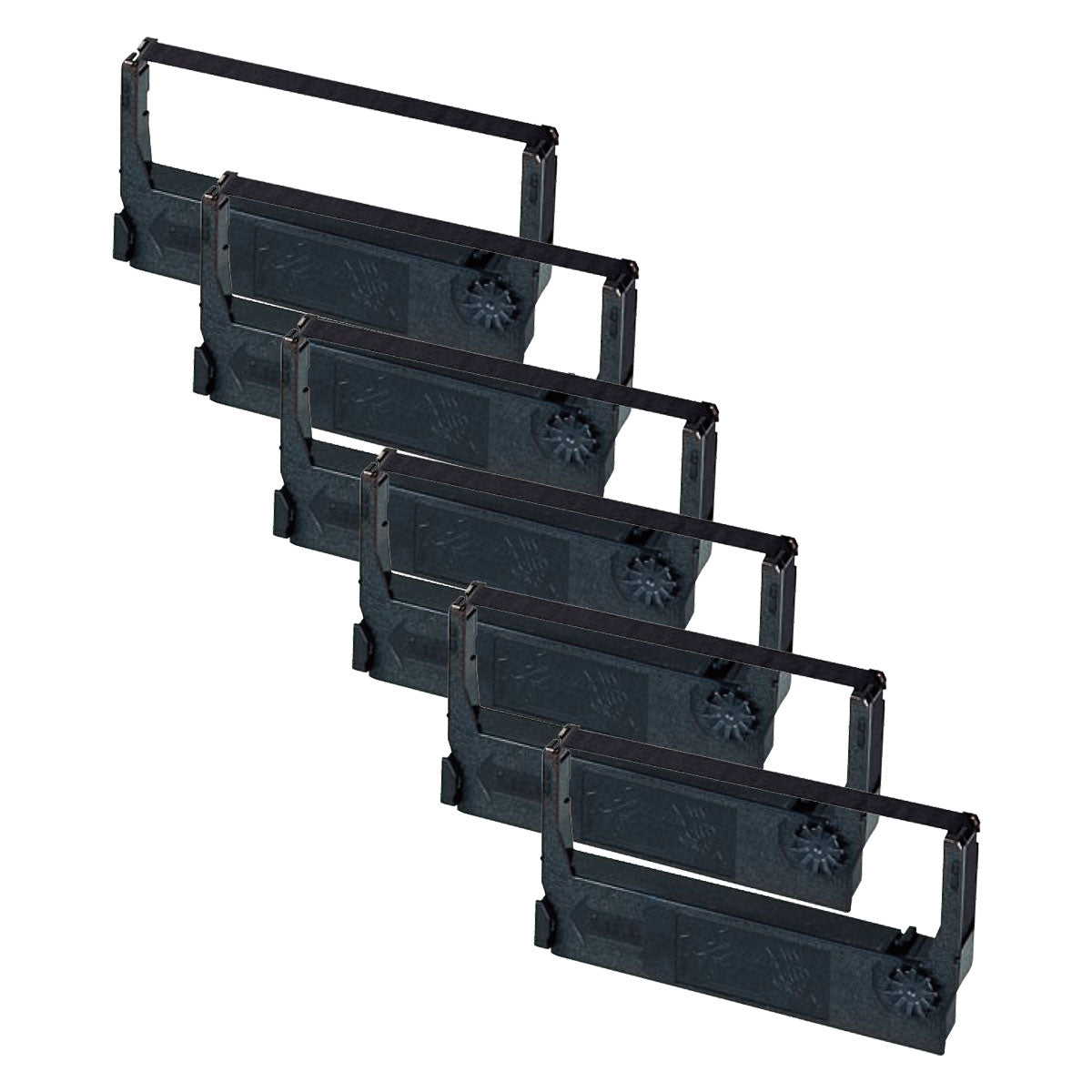 Compatible Epson ERC-23BR POS Ribbon, Black/Red, 6 Pack Value Pack