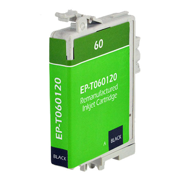 Remanufactured Epson 60 (T060120) InkJet Cartridge, Black, 400 Yield