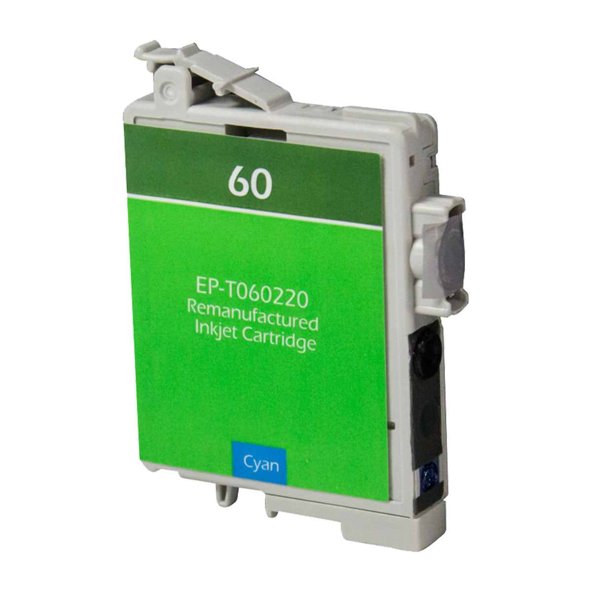 Remanufactured Epson 60 (T060220) InkJet Cartridge, Cyan, 600 Yield