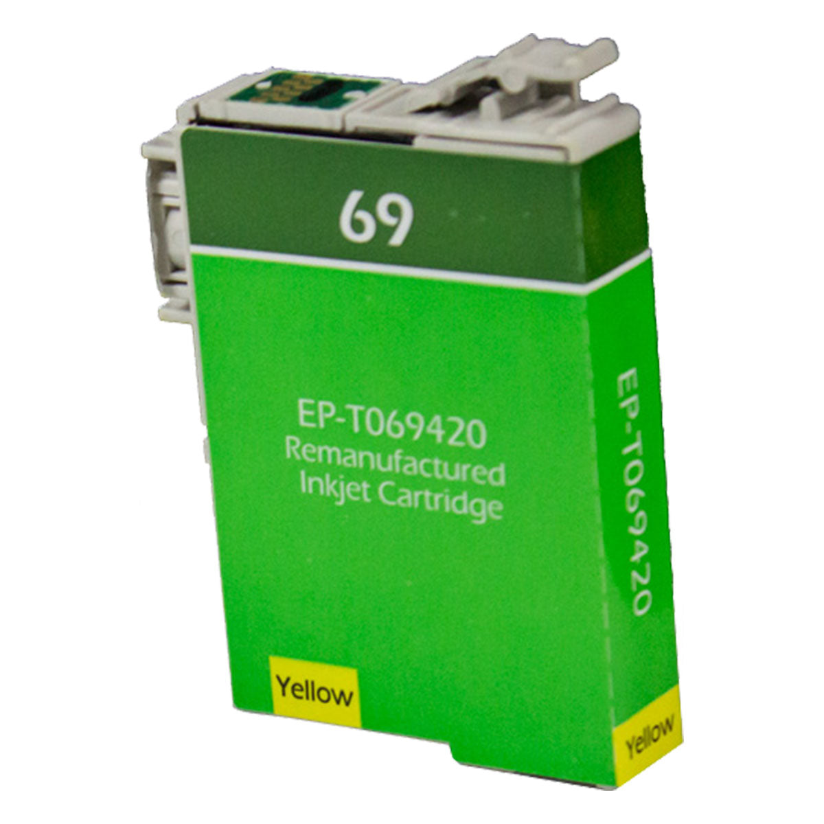 Remanufactured Epson 69 (T069420) InkJet Cartridge, Yellow, 350 Yield