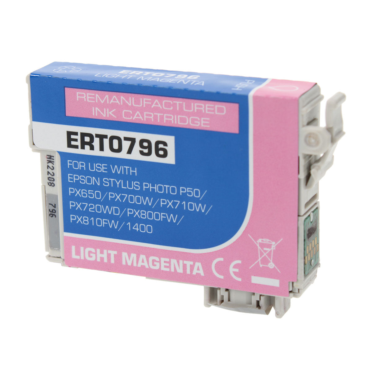 Remanufactured Epson 79 (T079620) InkJet Cartridge, Light Magenta, 11ML