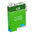 Remanufactured Epson 125 (T125220) InkJet Cartridge, Cyan, 385 Yield