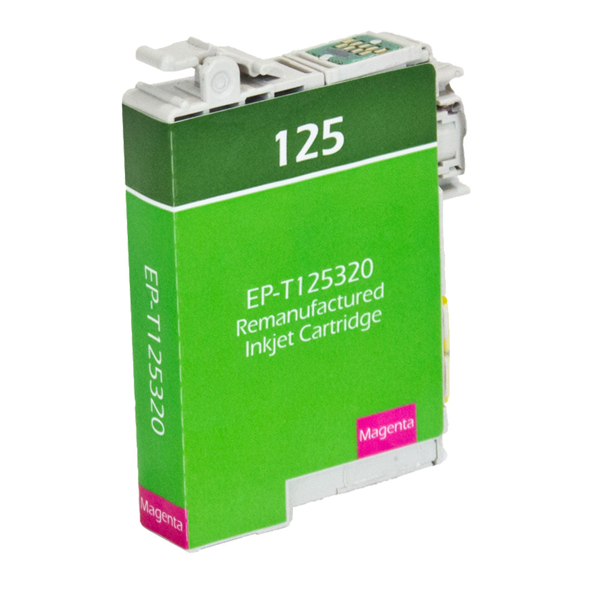 Remanufactured Epson 125 (T125320) InkJet Cartridge, Magenta, 385 Yield