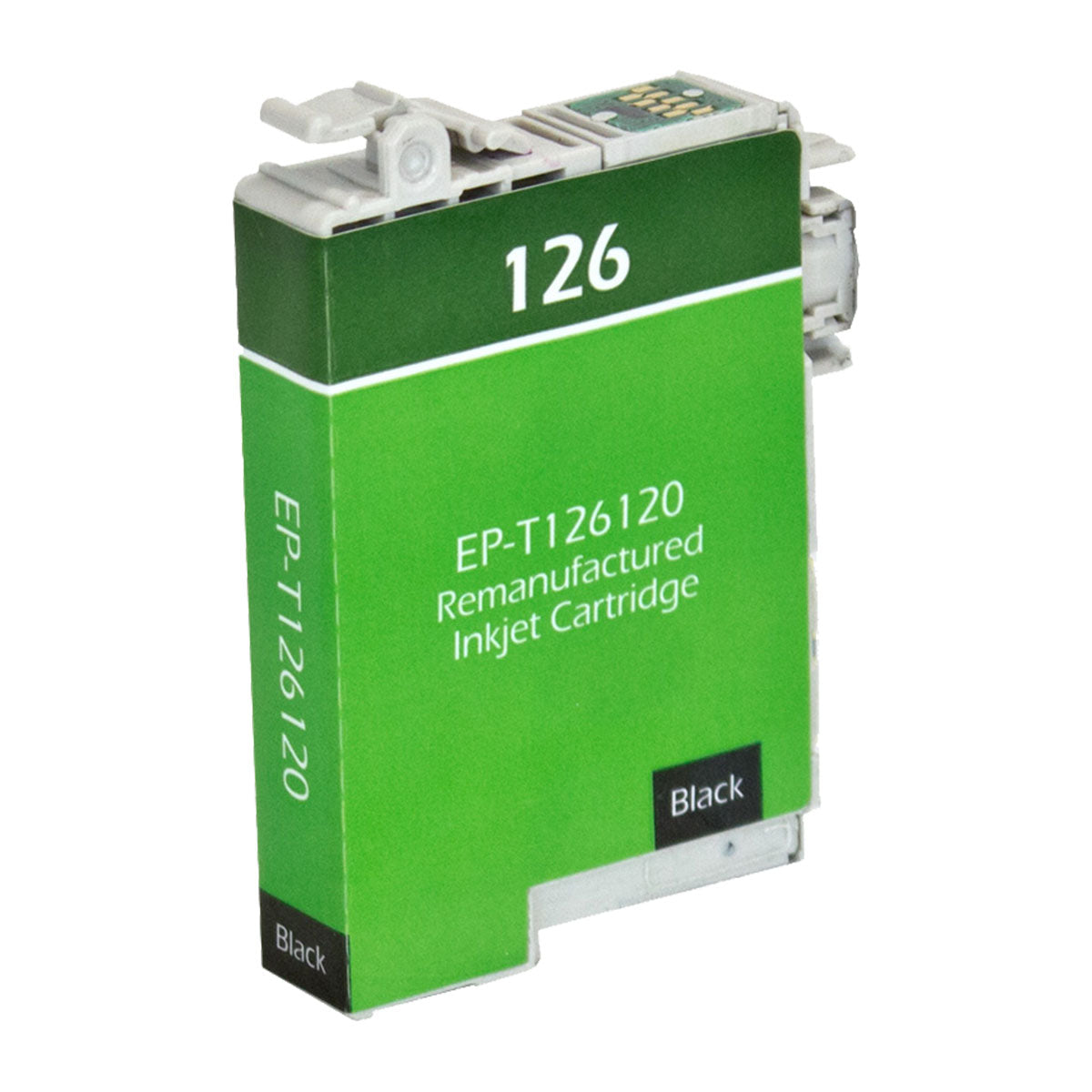 Remanufactured Epson 126 (T126120) InkJet Cartridge, Black, 385 High Yield