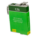 Remanufactured Epson 126 (T126420) InkJet Cartridge, Yellow, 470 High Yield