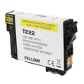 Remanufactured Epson 222 (T222420) Inkjet Cartridge, Yellow, 185 Yield, 185 Yield