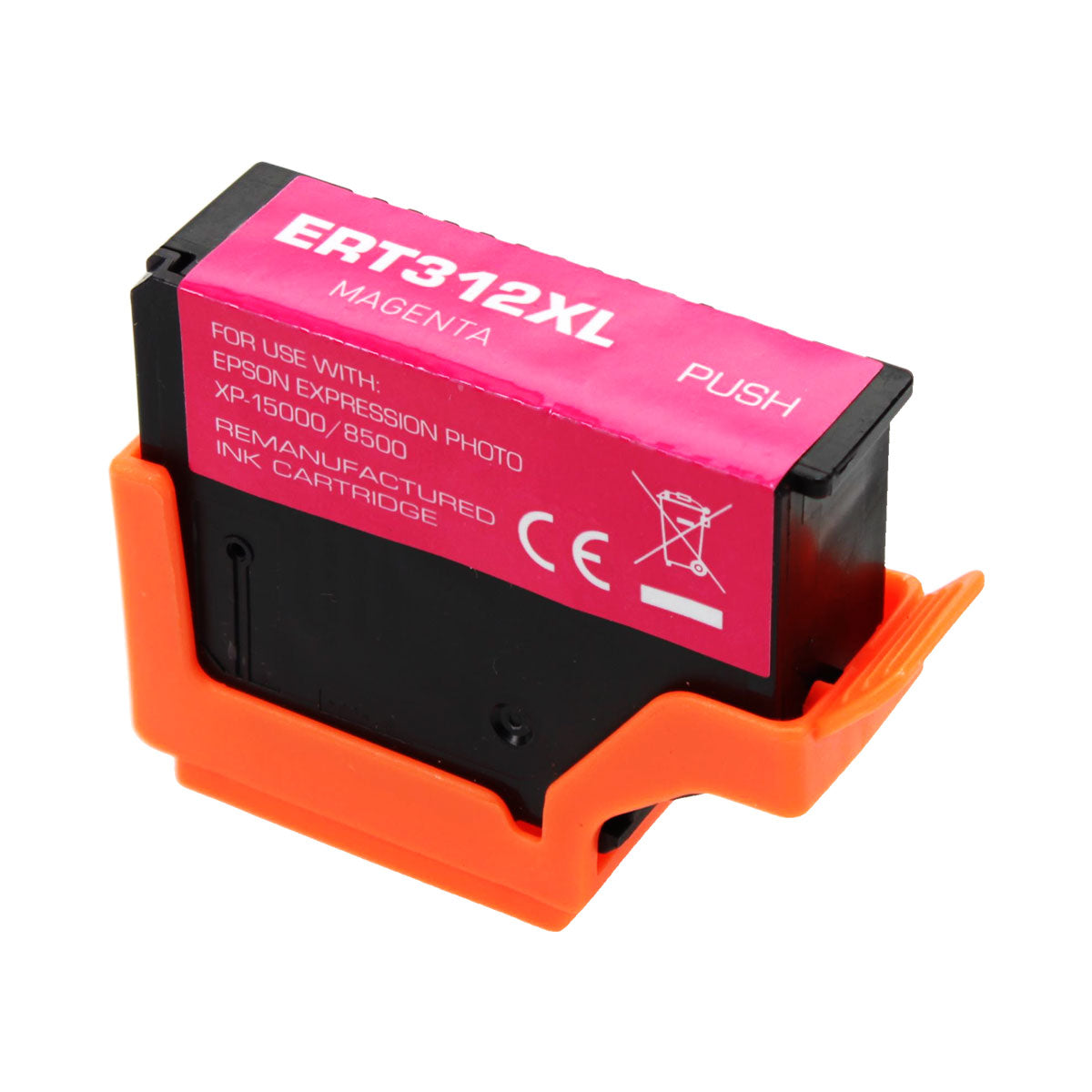 Remanufactured Epson 312XL (T312XL320) InkJet Cartridge, Photo Magenta, 500 High Yield