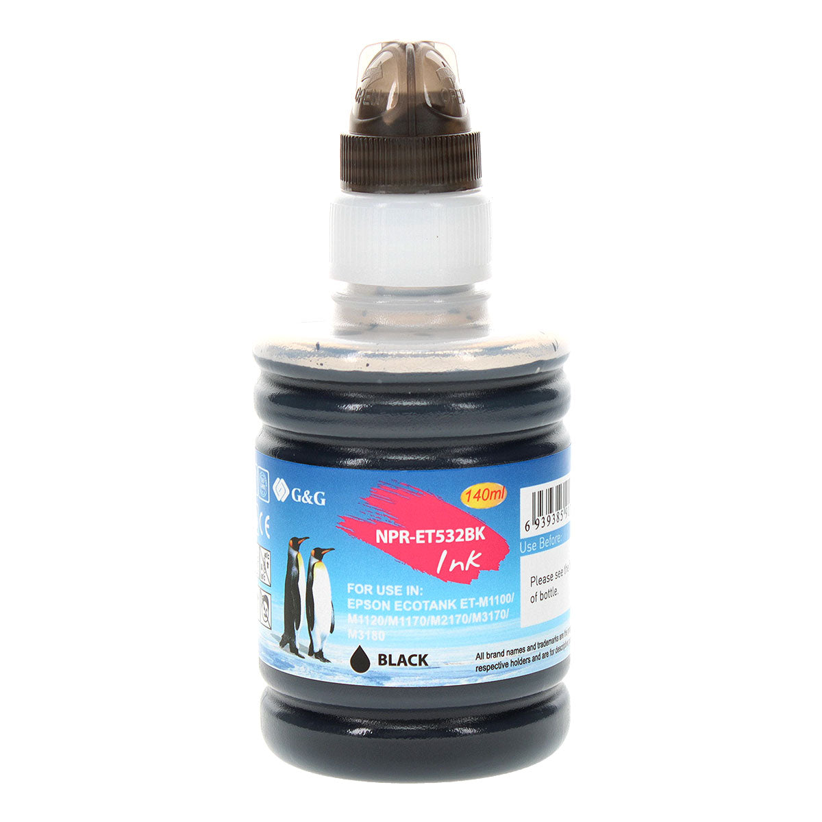 Remanufactured Epson 532 (T532120) InkJet Cartridge, Black, 6000 Yield