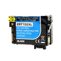Remanufactured Epson 702XL (T702XL120) InkJet Cartridge, Black, 1100 Ultra High Yield
